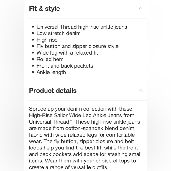 Universal Thread Women's Flare Jeans - Dark Blue - Picture 3 of 5